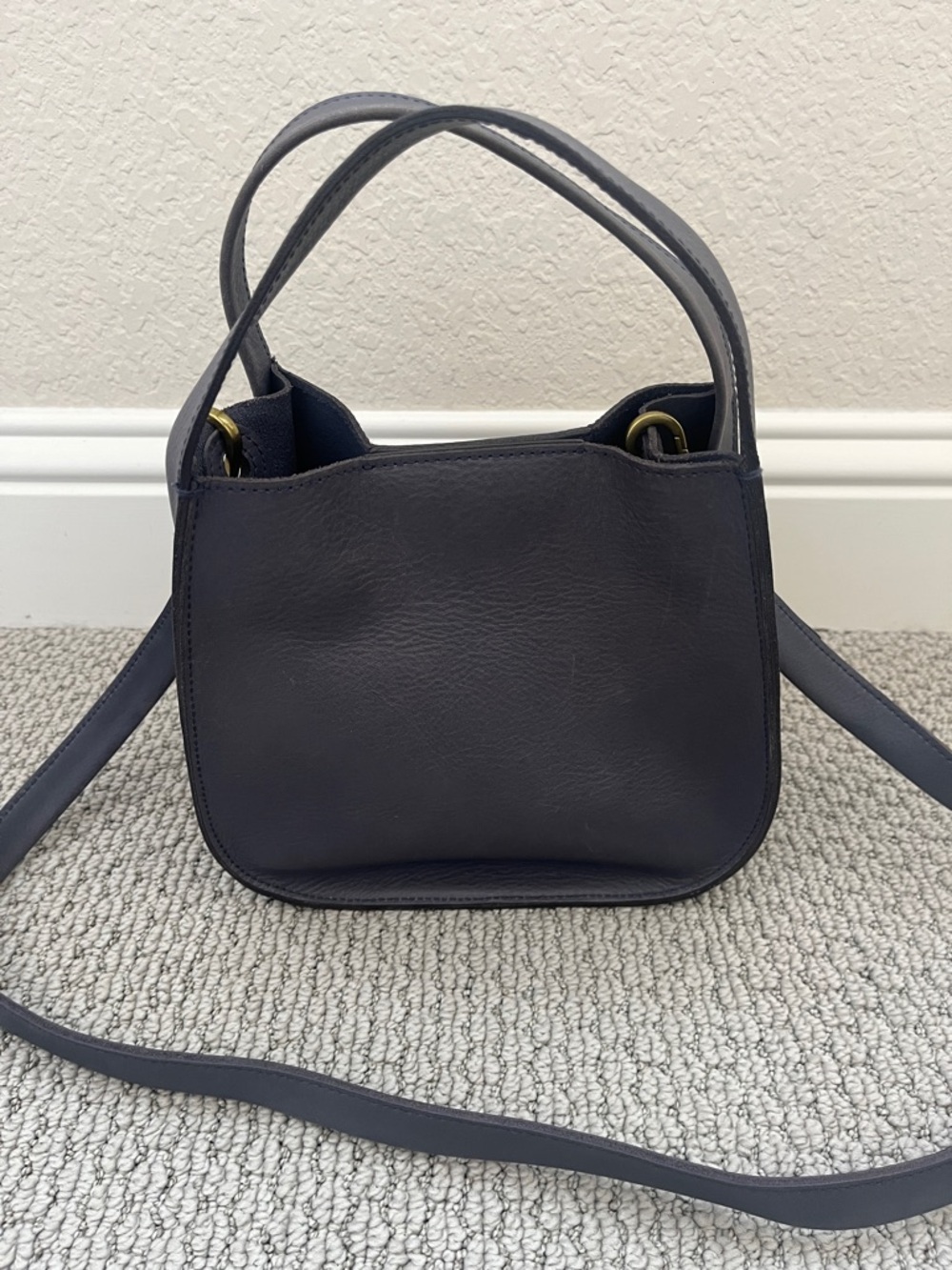 MADEWELL crossbody cow hide purse